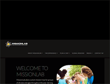 Tablet Screenshot of missionlab.com